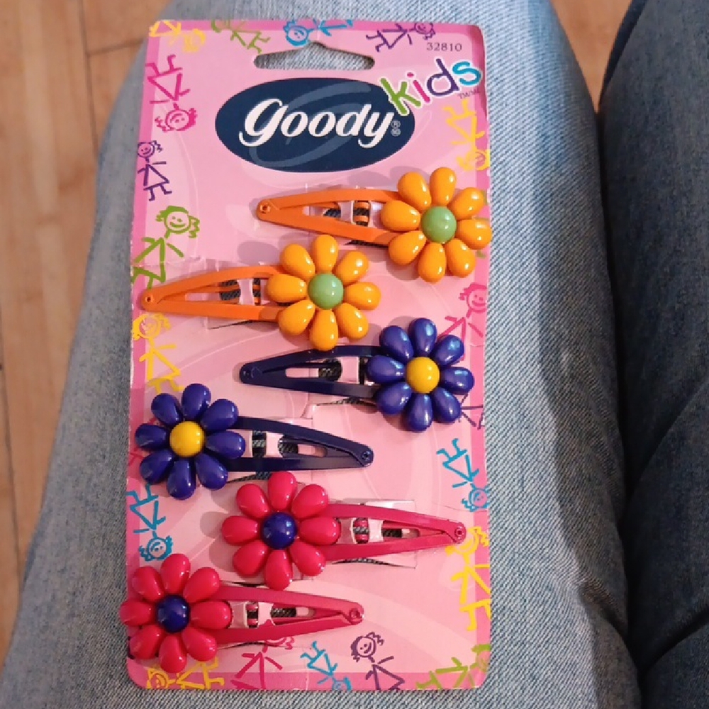 Kids Flower Hair Clips - Multicolor